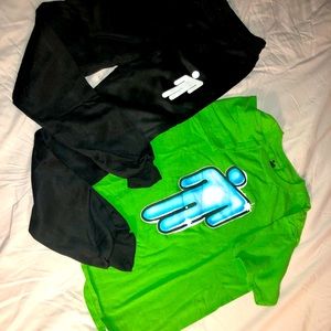 Billie Eilish Juniors size small (x-small) joggers and t-shirt set